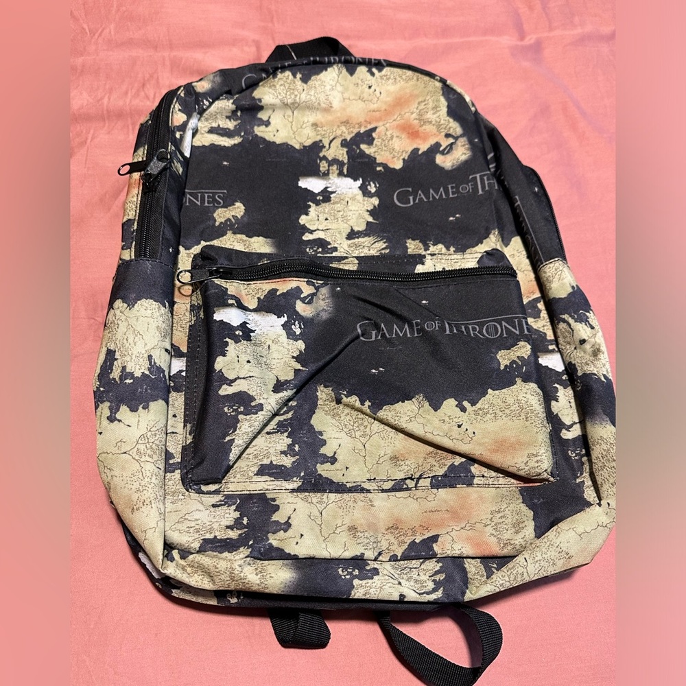 NWT Game Of Thrones/House‎ of Dragon Backpack Map of Westeros
